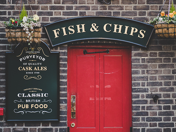 Fish & Chips Storefront Signage