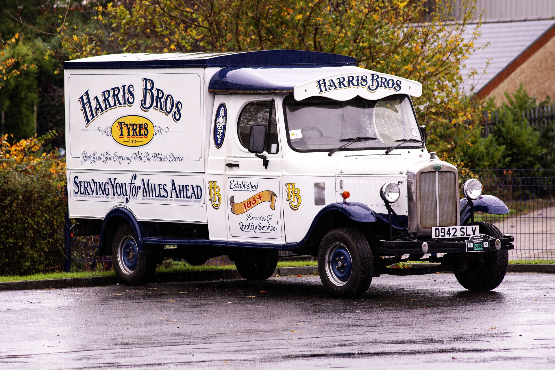 Magnetic Custom Van Truck Wrap Harris Bros