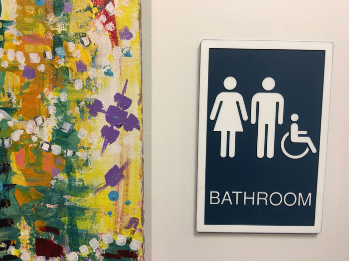 Bathroom Sign by Northeast Sign Company