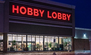 Hobby Lobby Illuminated or lighted sign by Northeast Sign Company