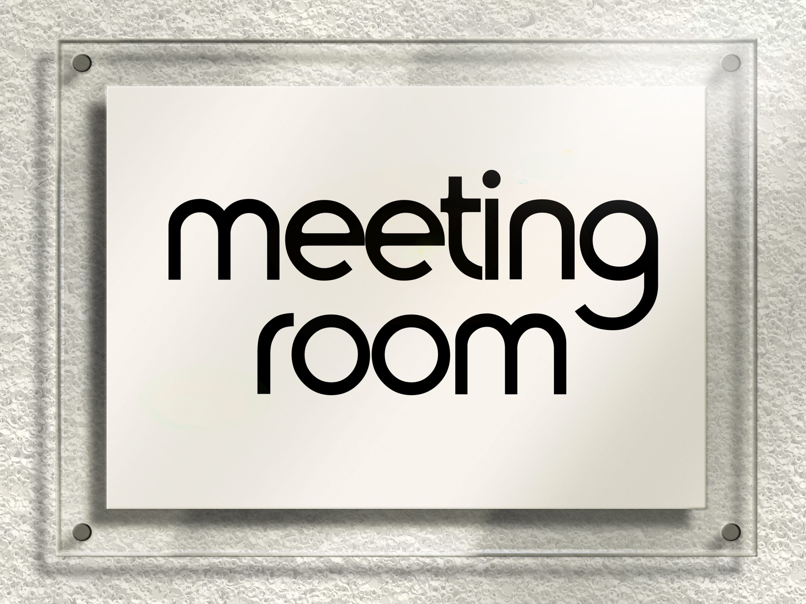 Meeting Room Door Sign