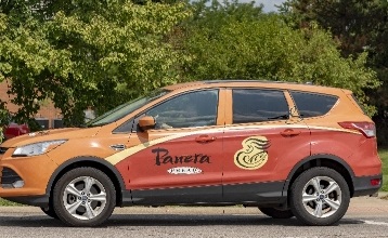 Panera Delivery Car Wrap