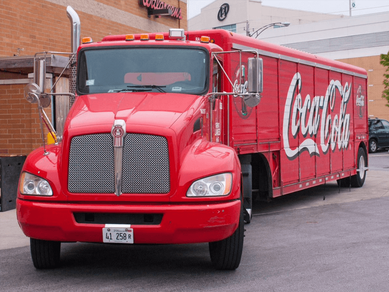 Truck Trailer Wrap - Coca Cola