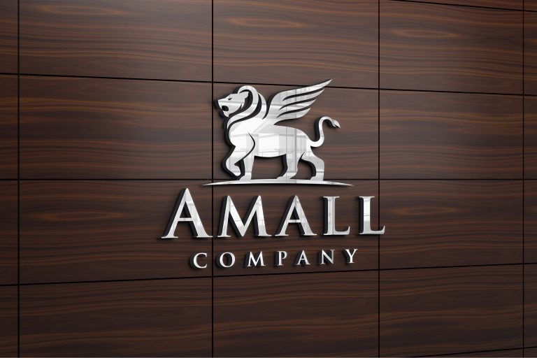 Amall Company Lobby Metal Sign