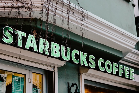 Starbucks Coffee Exterior Sign