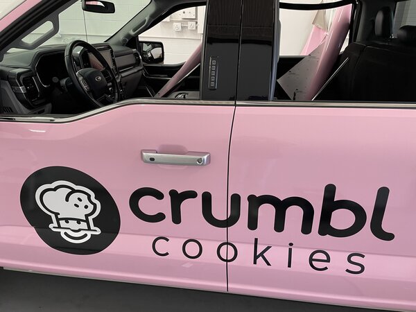 Vehicle Graphics and Decals- crumbl cookies